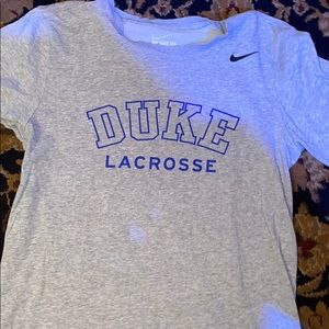 Nike Duke lacrosse shirt adult small